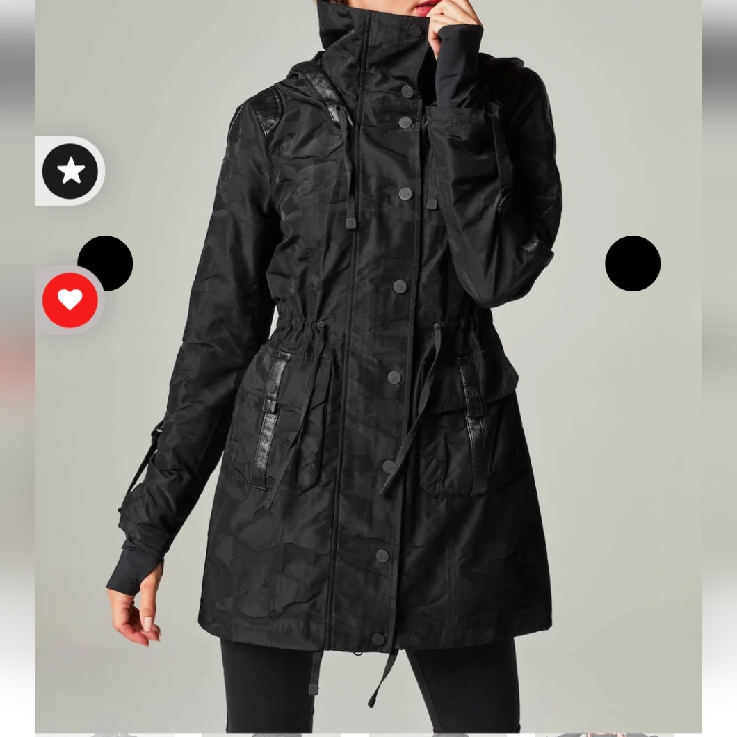 Camo Anorak - Black Size Medium
